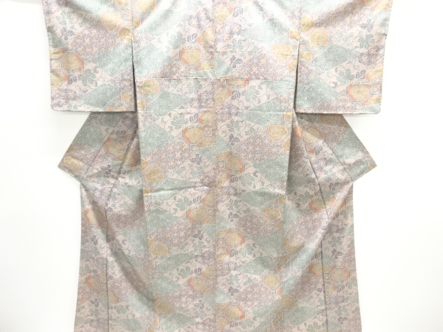 JAPANESE KIMONO / UNUSED KOMON / TRADITIONAL PATTEN R